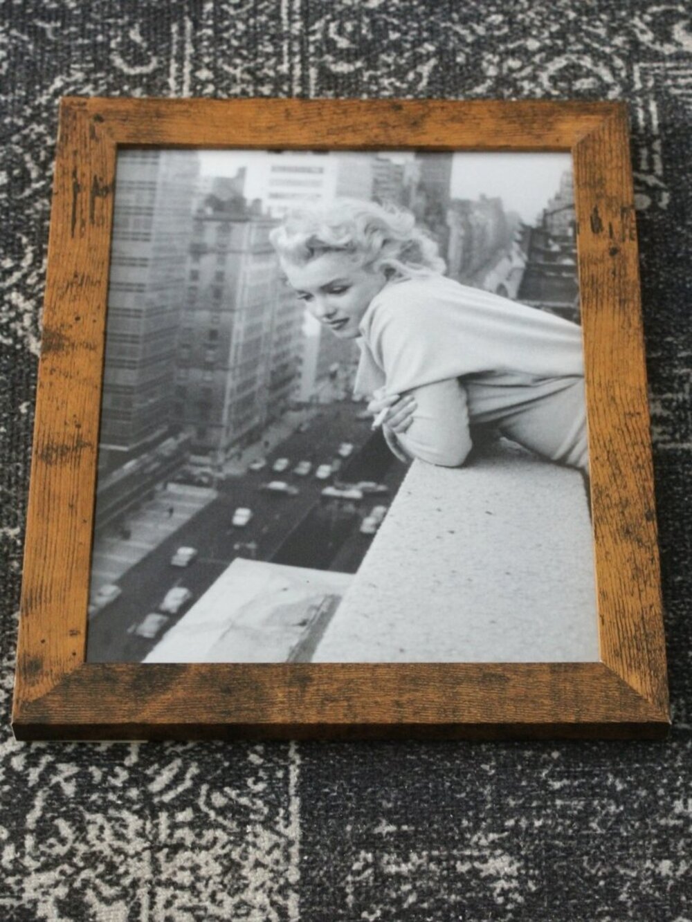 Marilyn Monroe NYC Balcony Photo Print 8x10 Vintage Hollywood Wall Decor Art